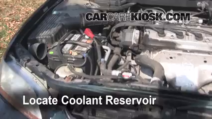 How to Add Coolant: Honda Accord (1998-2002) - 2000 Honda Accord EX 2
